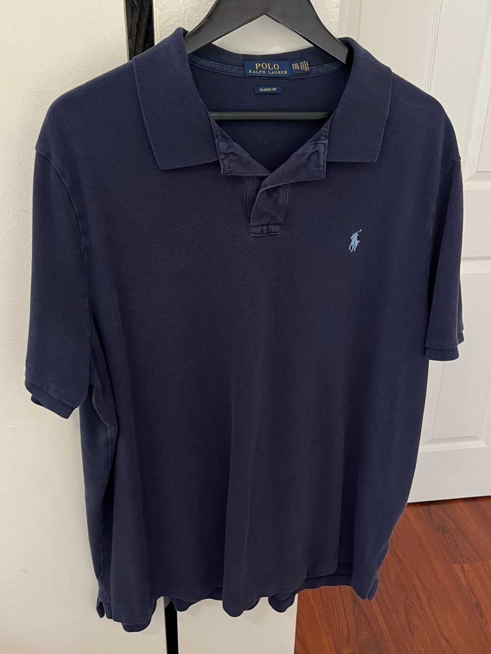 Ralph Lauren Navy Polo with Light Blue Pony